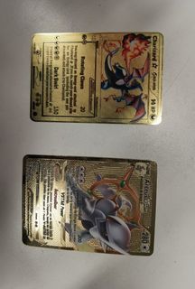 Pokemon gold card