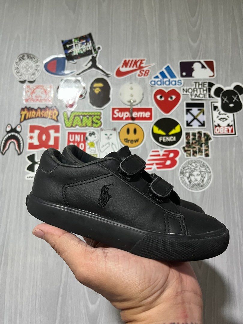 Polo Ralph Lauren Kids Easten EZ 2 triple black Babies Kids