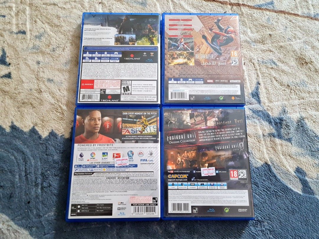 Ps4 games combo Video Gaming Video Games PlayStation on Carousell