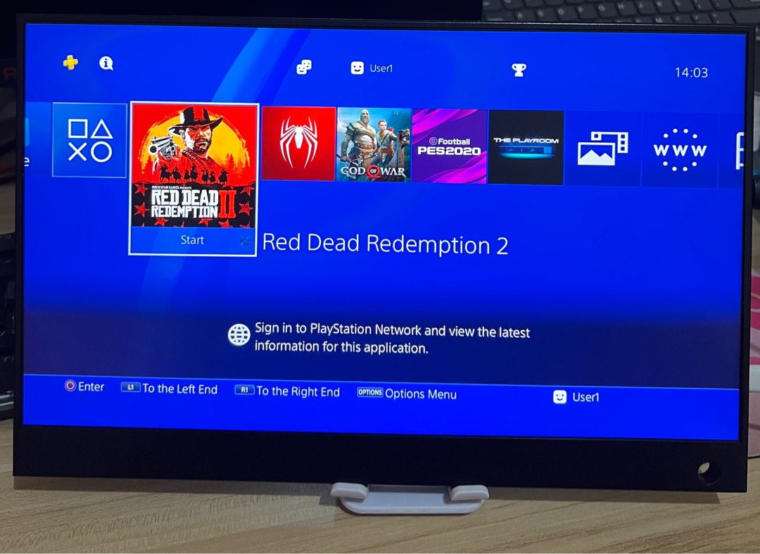 PS4 pro with 4k screen, Video Gaming, Video Game Consoles, PlayStation