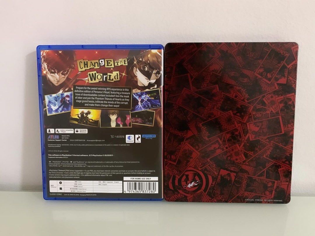 Persona 5 Royal Edition Steelbook - PS5 - Xande A Lenda Games. A