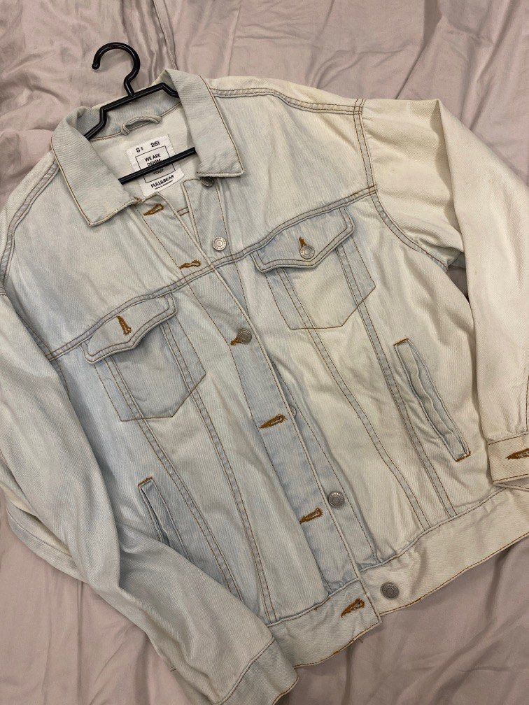 Pull Bear Denim Jacket Women s Fashion Coats Jackets and
