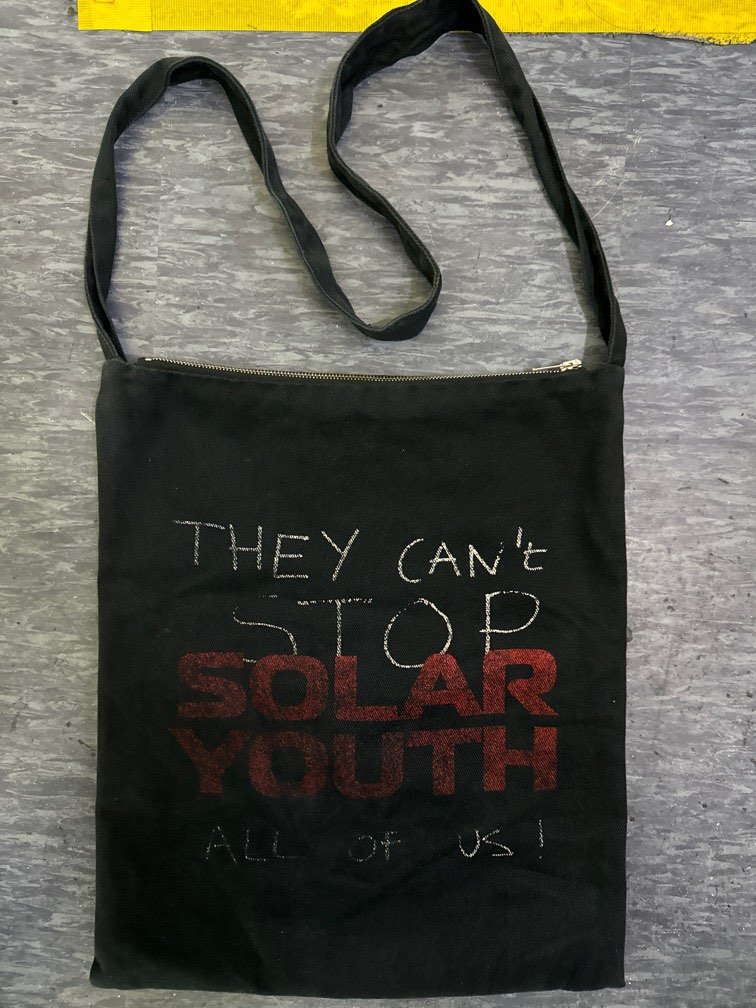 Rad simons solar youth bag, Men's Fashion, Bags, Sling Bags on Carousell