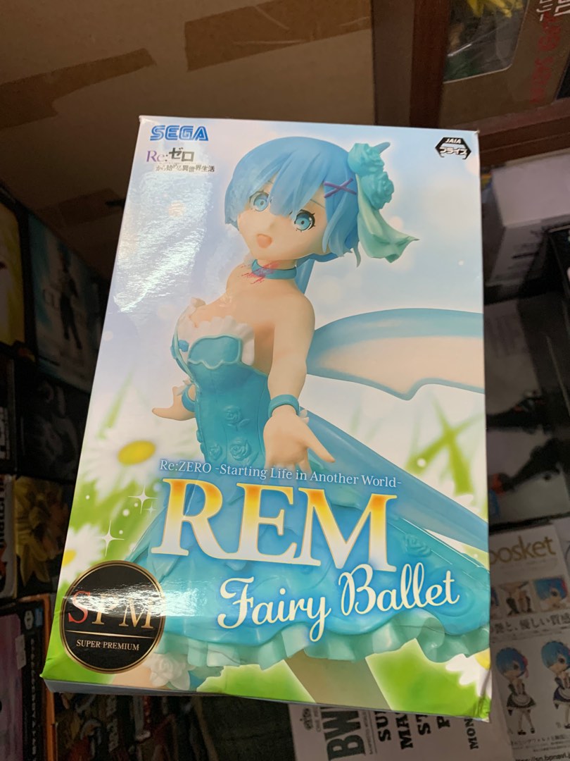 Rem Figure Box Re zero rem figure, Hobbies & Toys, Toys & Games on Carousell