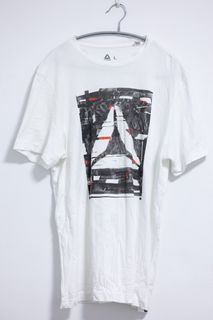 Reebok 白色短袖 L號