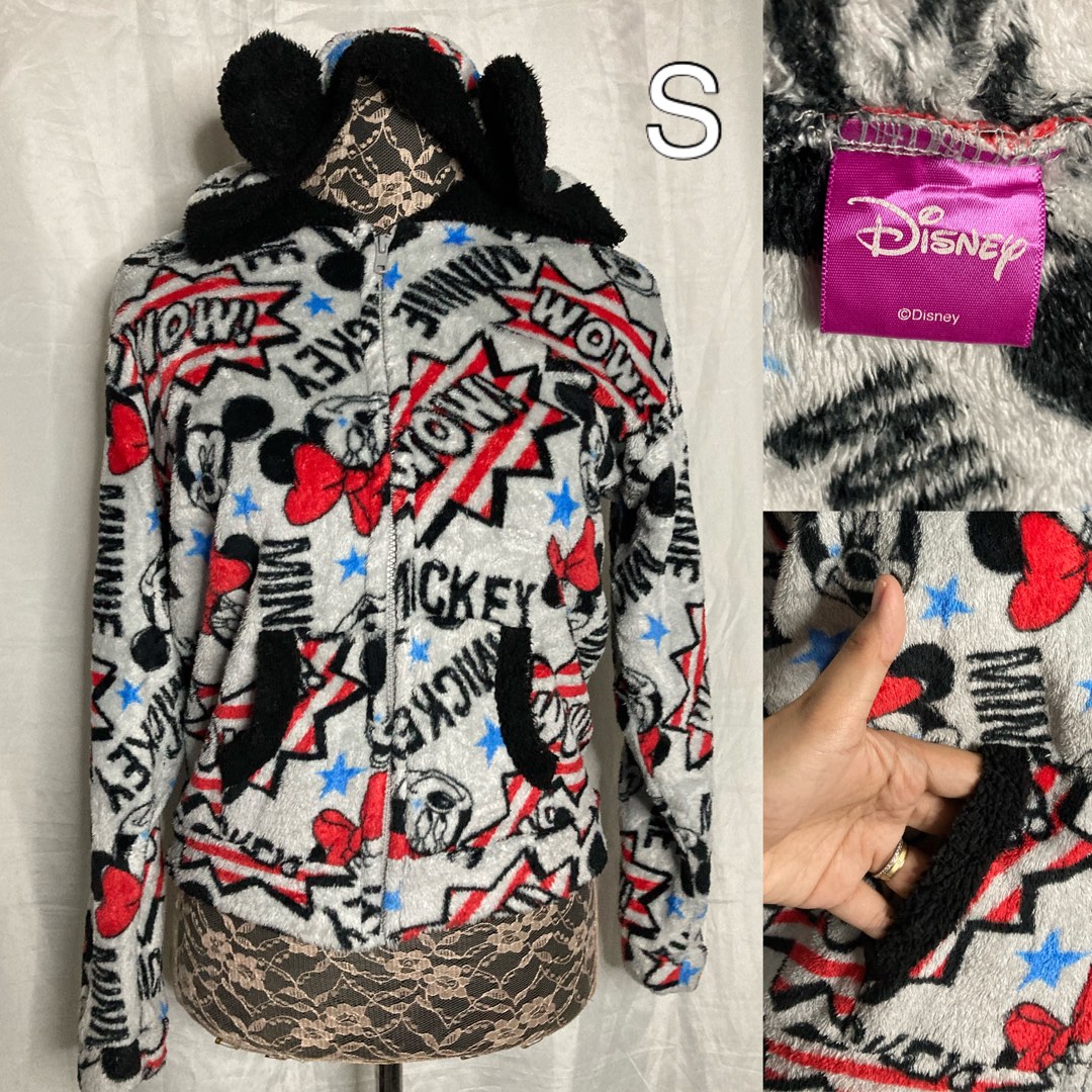 S to Teen Sized Disney Mickey Hooded Jacket, Women's Fashion, Coats