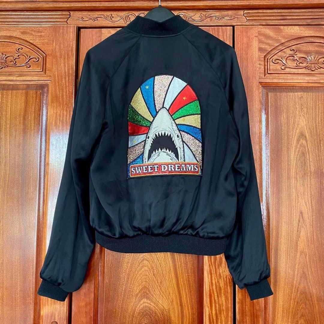 Saint laurent shark jacket discount
