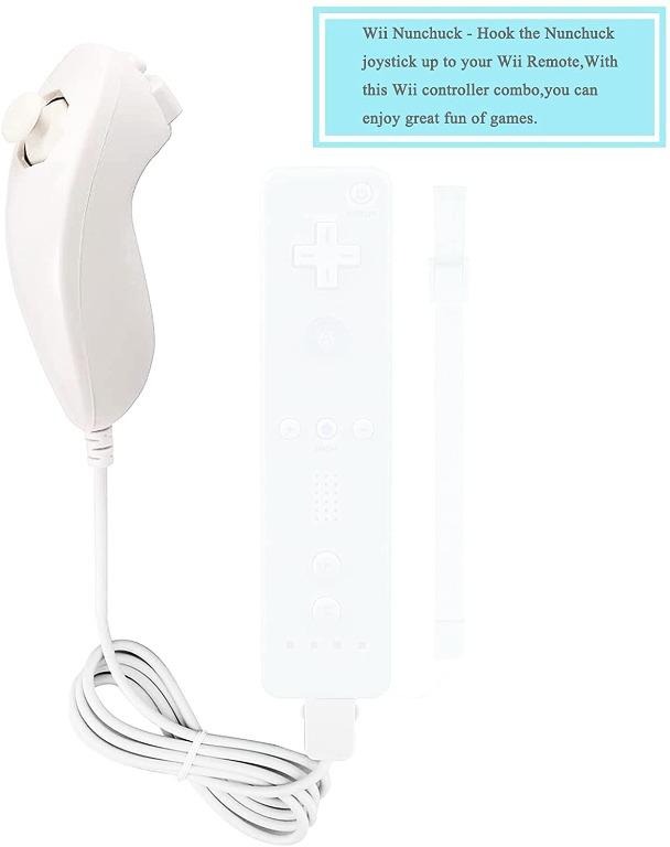 Wii controller and 2025 nunchuck for sale