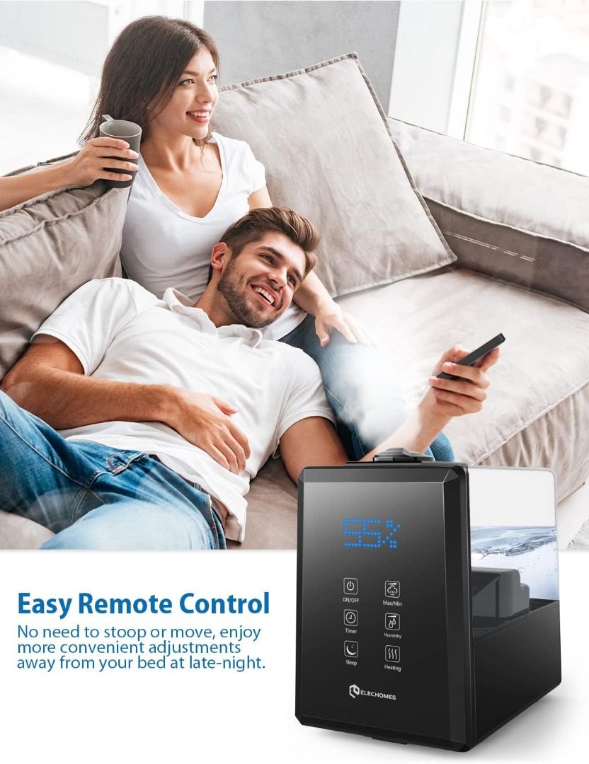 Sale Elechomes Humidifiers for Bedroom 6L Ultra Quiet Warm