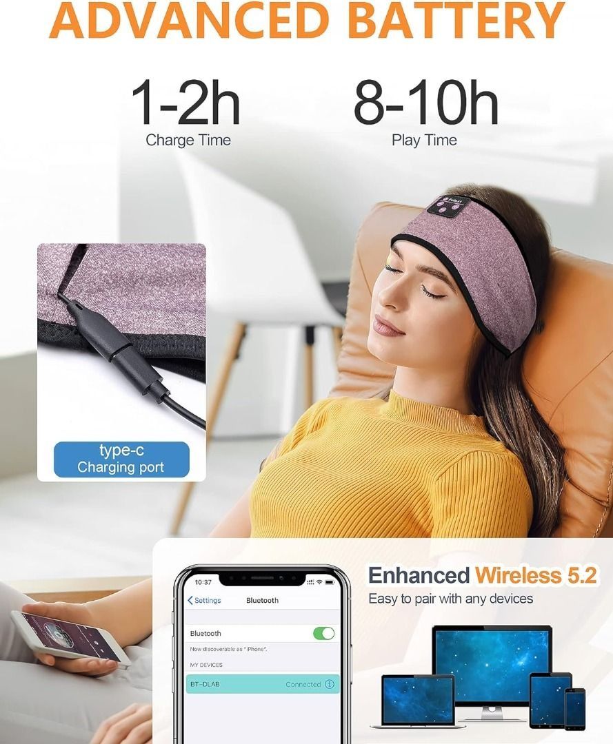 Lavince sleep best sale headphones manual