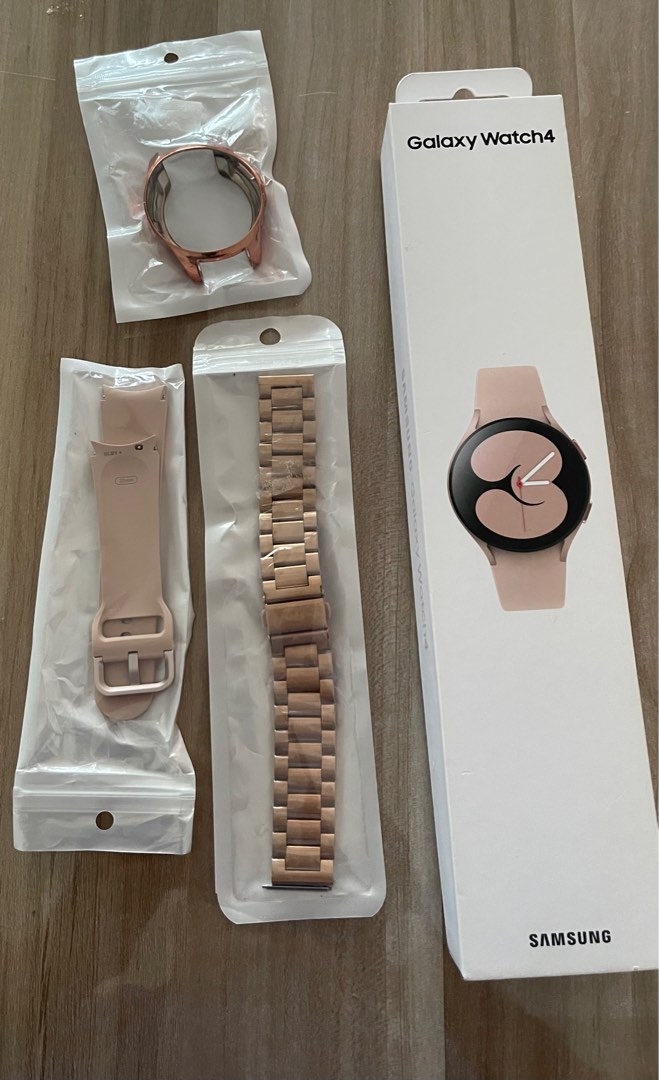 Samsung Watch 4 (Pink Gold), Mobile Phones & Gadgets, Wearables & Smart