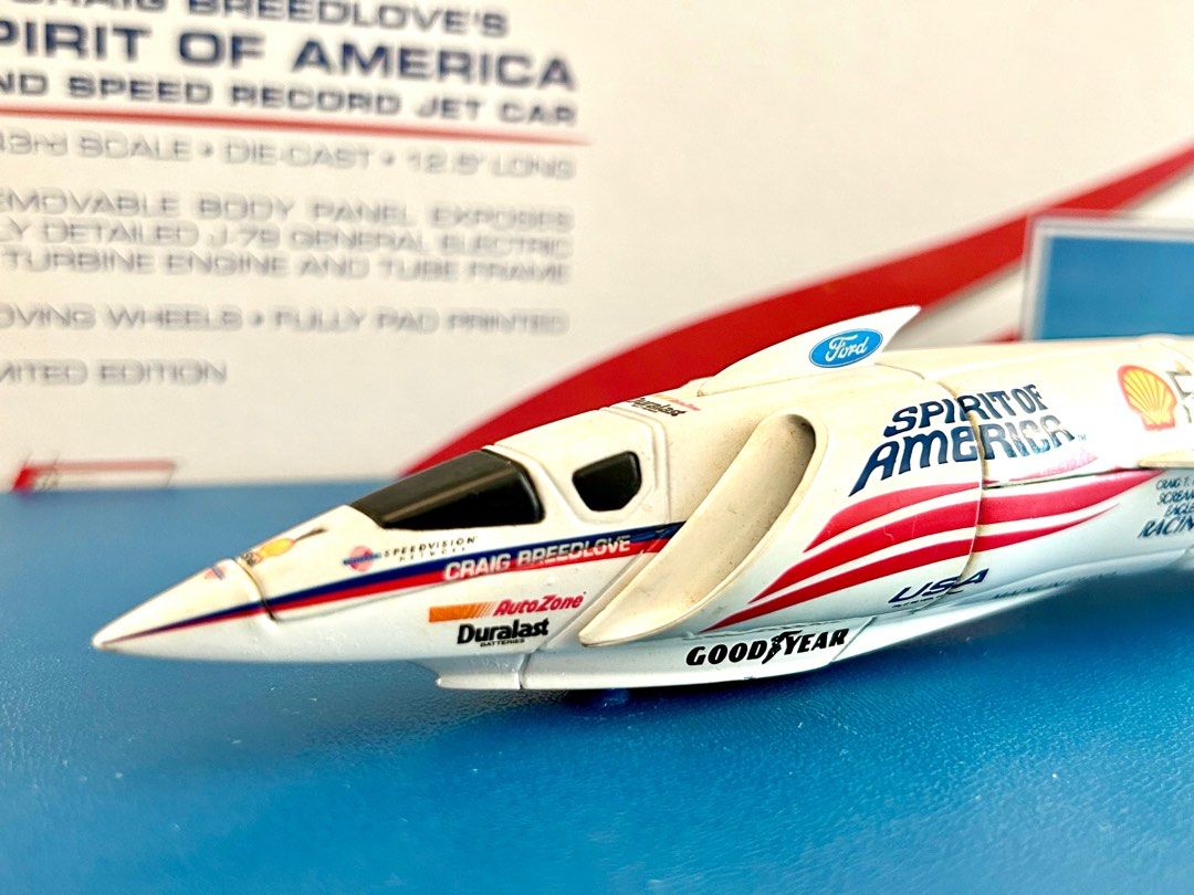 1963 Spirit Of America Land Speed Jet Car 1:43 Diecast Model Car