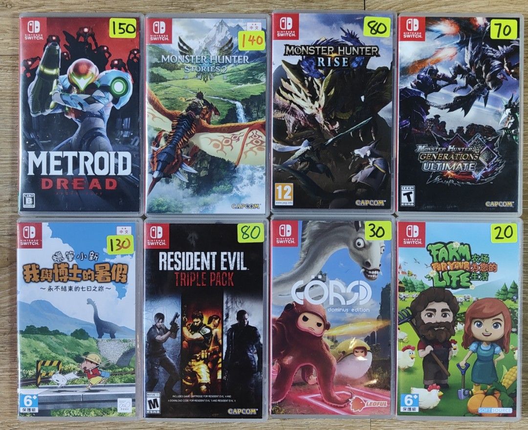 Second hand Switch games, Video Gaming, Video Games, Nintendo on Carousell
