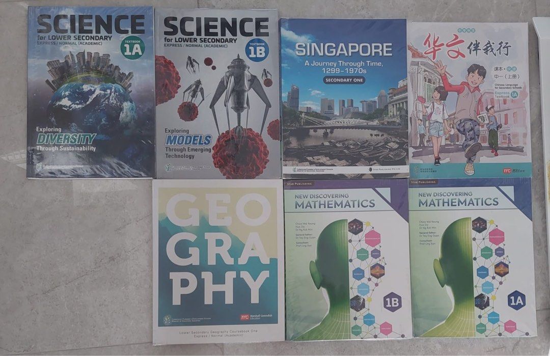 Secondary 1 textbooks, Hobbies & Toys, Books & Magazines, Textbooks on ...