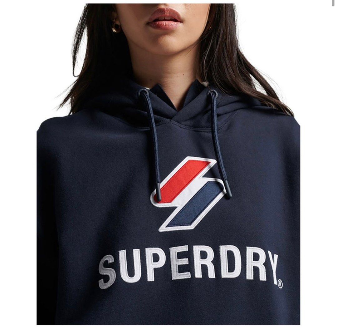 Superdry hoodie in navy