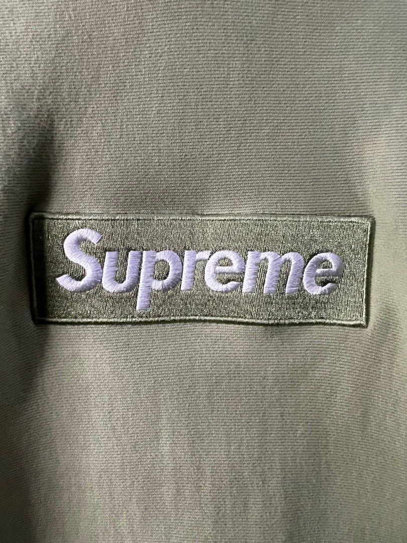 Supreme sand clearance box logo crewneck