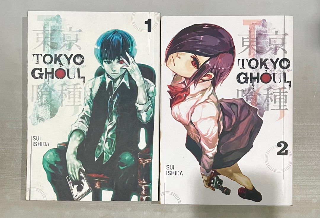 Tokyo Ghoul Mangas Volumes 1 and 2 by Sui Ishida, Hobbies & Toys, Books