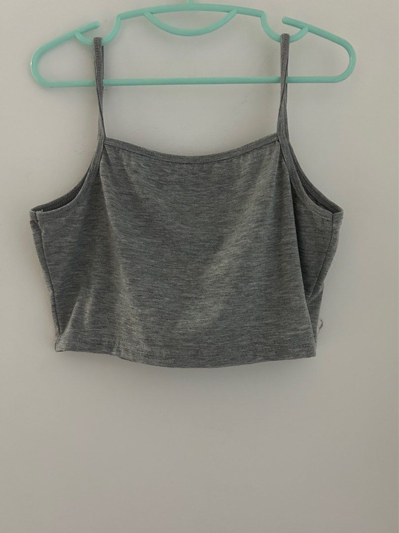 Tommy hilfiger deals grey crop top