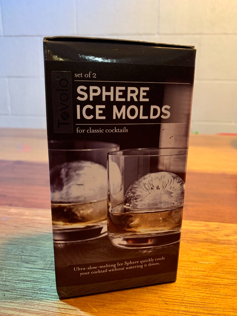 Tovolo Sphere Ice Molds - Makes seamless, 2.5 inch sphere - Set of 2 New in  Box