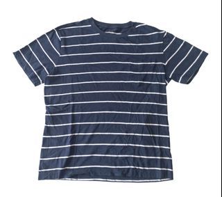 Tshirt Salur Poket Navy