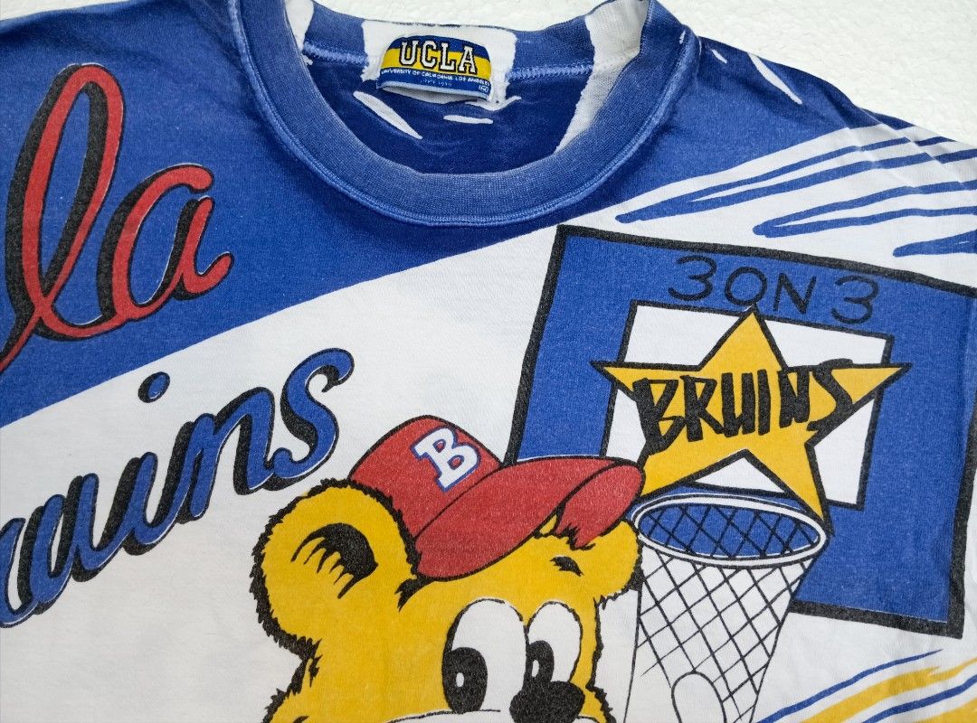 Vintage 90s UCLA Basketball Tee - Single stitch, Men's Fashion, Tops &  Sets, Tshirts & Polo Shirts on Carousell