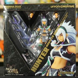 Union Creative Kaiyodo Vulcanlog Revoltech Mohan Revo Monster Hunter Female Hunter Figure