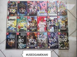 USED Nintendo Switch Games