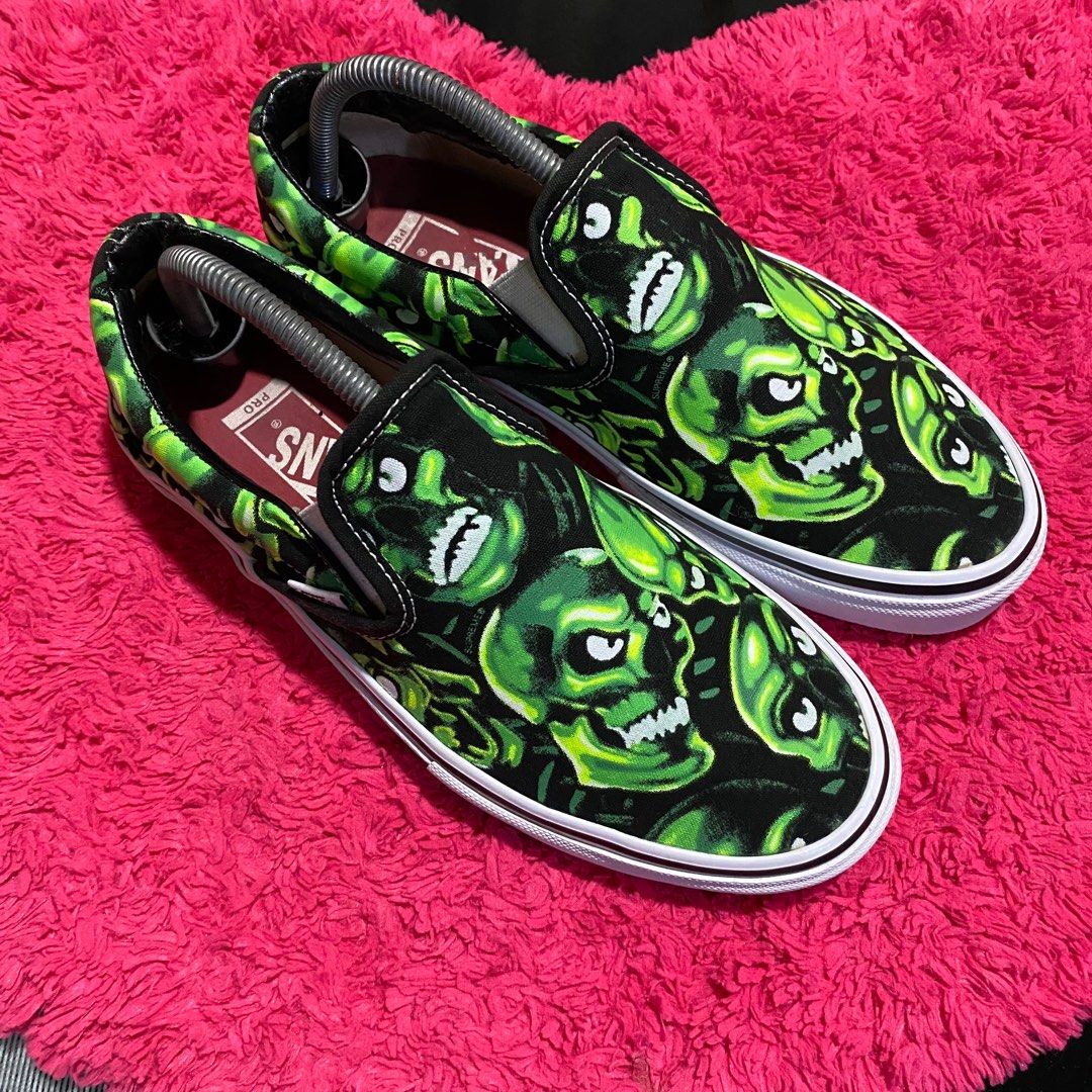 Vans Pro X Supreme Skull Pile Slip on Men s Fashion Footwear
