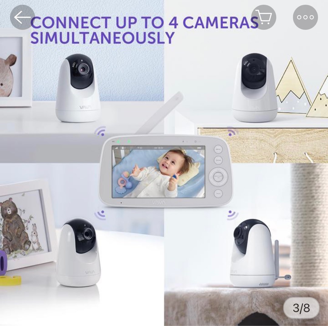 Vava baby monitor, Babies & Kids, Baby Monitors on Carousell