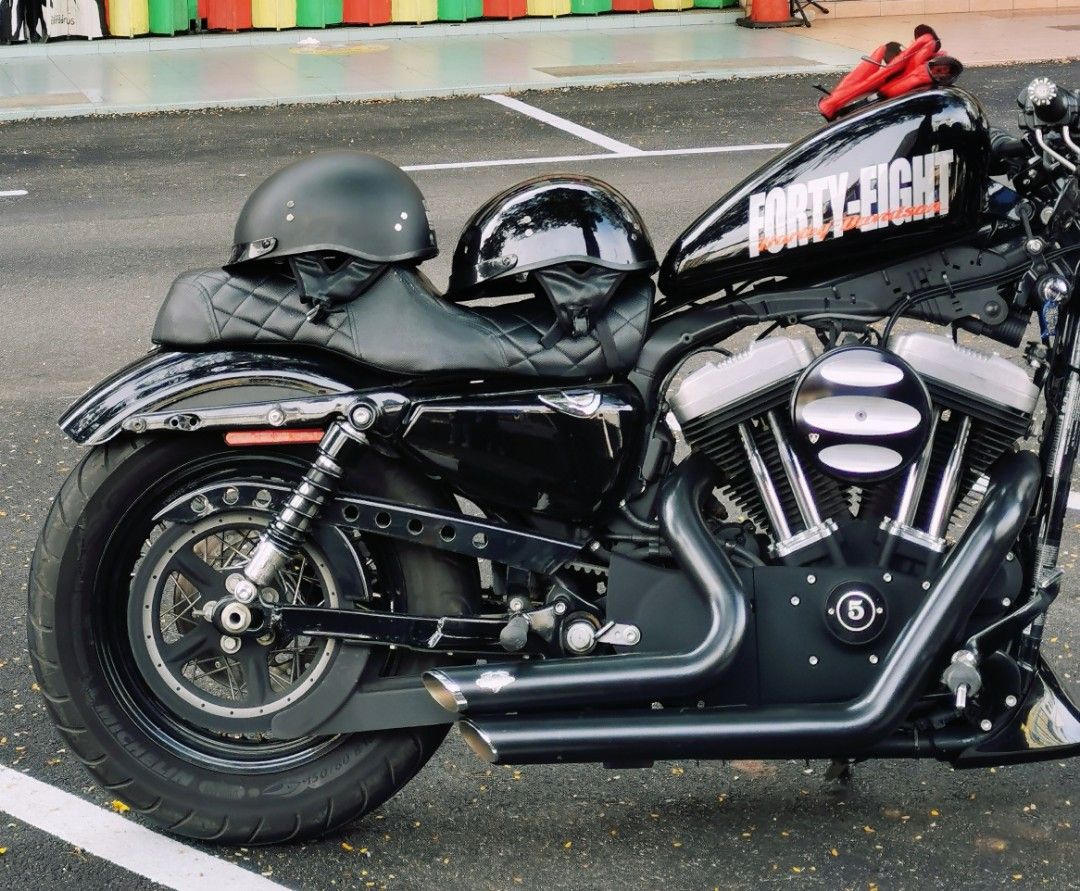 V&h exhaust sportster harley davidson, Motorbikes on Carousell