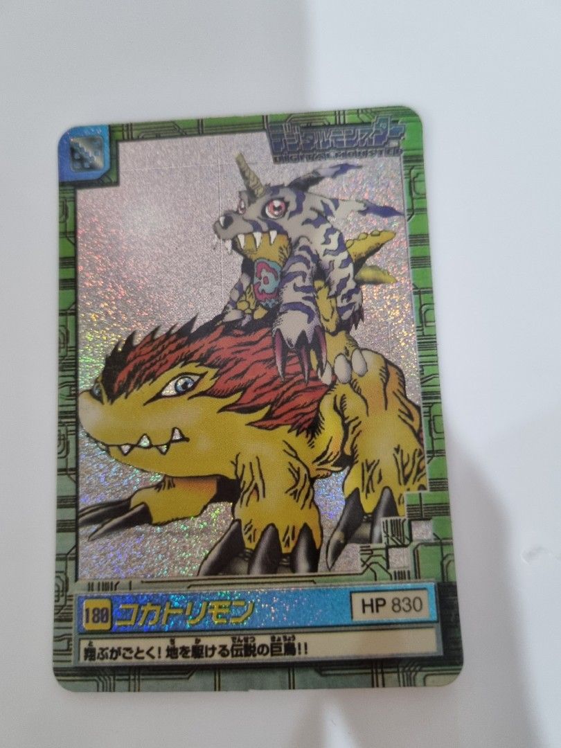 Vintage 1999 Bandai Digimon Cards  Pick & Choose, 139 Cards Available,  Foil & Regular, English, Blue & Multi-Color, Excellent Condition