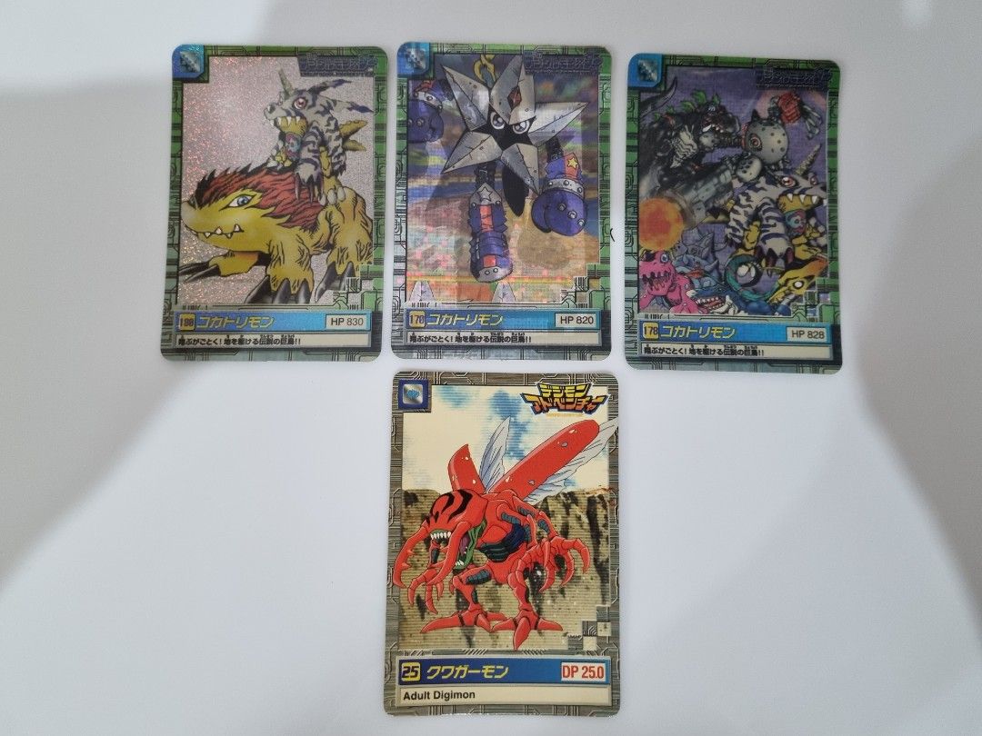 Vintage Digimon Cards from 1998-1999, Hobbies & Toys, Memorabilia & Collectibles, Vintage Collectibles on Carousell Vintage Digimon Cards from 1998-1999, Hobbies & Toys, Memorabilia & Collectibles, Vintage Collectibles on Carousell