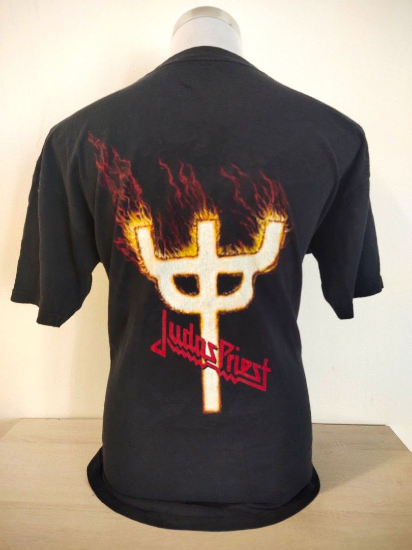 T-shirt Judas Priest Classique Teinté Noir - Taille S M L 2XL 3XL 4XL