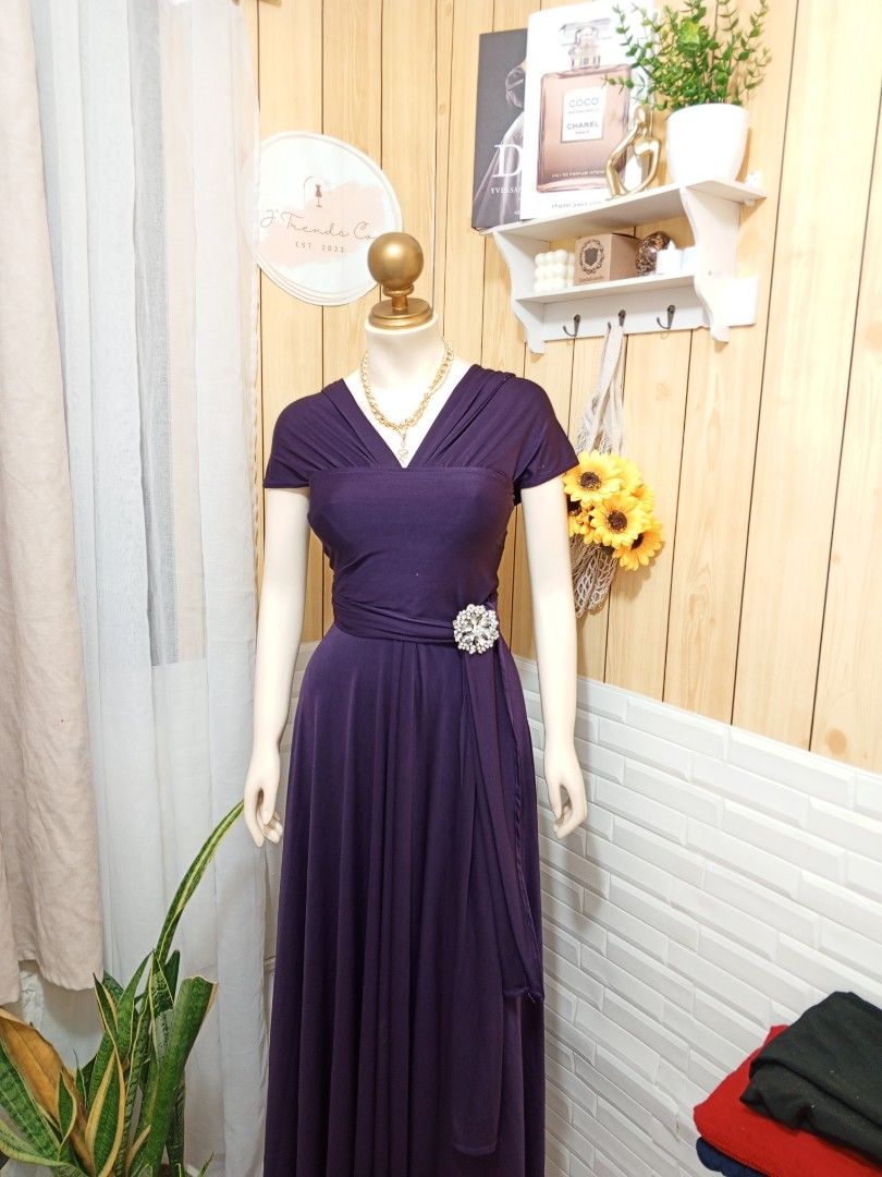 Infinity dress violet outlet