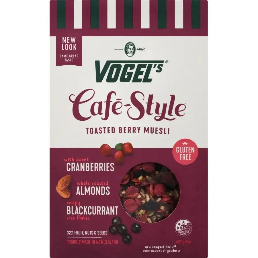 Vogel cafe style toasted muesli oats oatmeal cereal clusters toasted ...