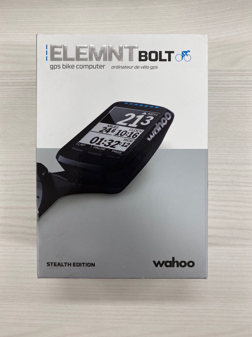 Wahoo Elemnt Bolt V1 Stealth Edition Sports Equipment Bicycles
