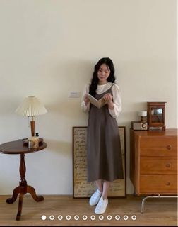 Wool.homing法式早晨溫柔後綁帶洋