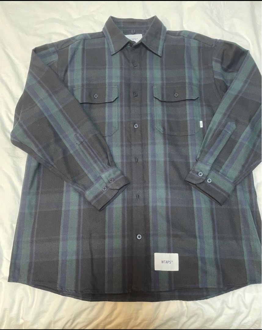 M WTAPS DECK LS COTTON. FLANNEL TEXTILE - トップス