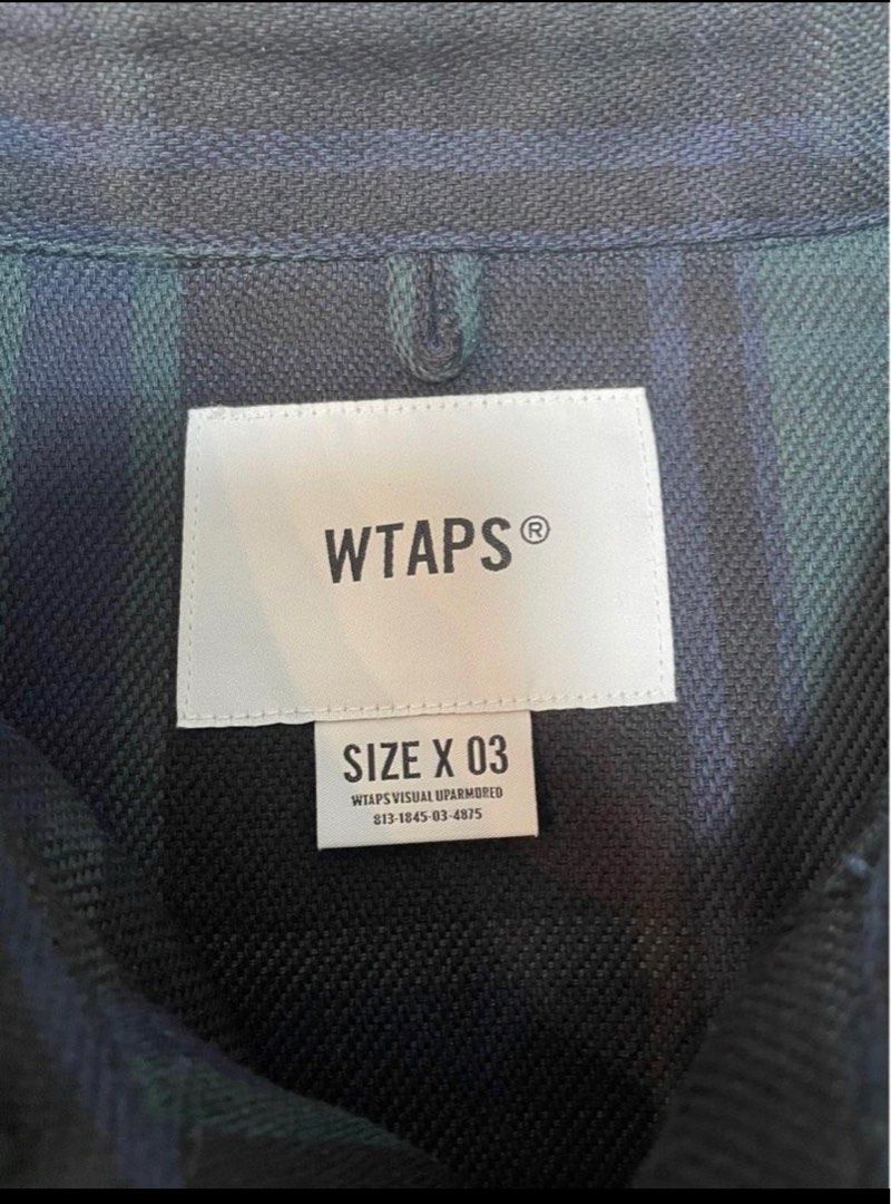 WTAPS DECK/LS/COTTON. FLANNEL. TEXTILE 21AW, 男裝, 上身及套裝, T