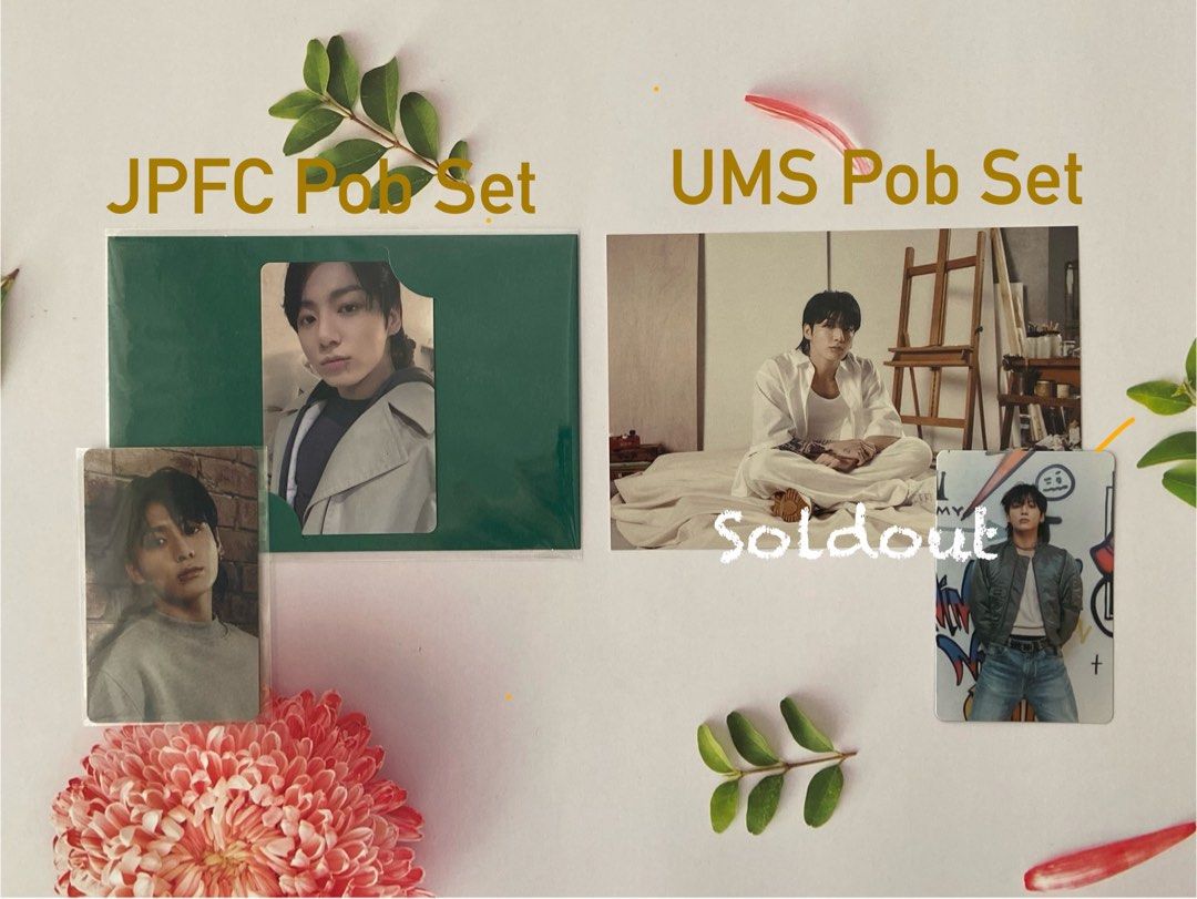 BTS JUNGKOOK GOLDEN JPFC UMS POB Official Photocard