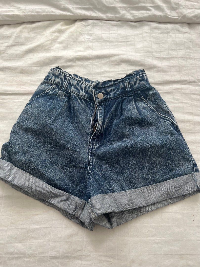 Zara paper bag short Women s Fashion Bottoms Shorts on Carousell