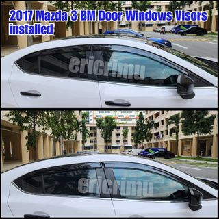 2015-2018 Mazda 3 BM/ BN Door Windows Visors