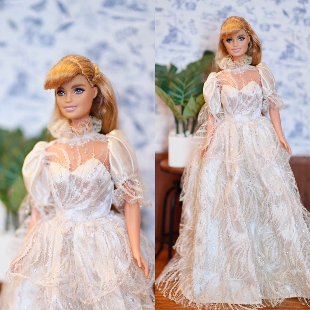 2018 birthday wishes Barbie vintage body white gown Hobbies