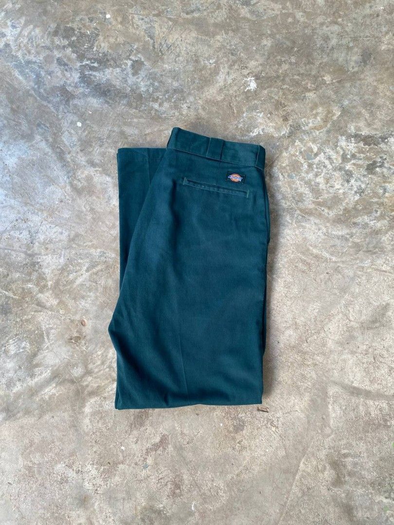 (35)Dickies 874 green hunter, Men's Fashion, Bottoms, Jeans on Carousell