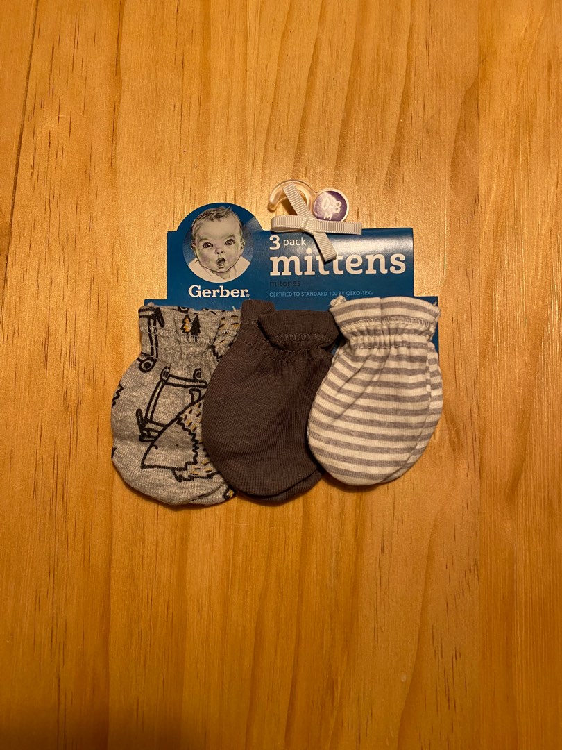 Gerber mittens hotsell 3 pack