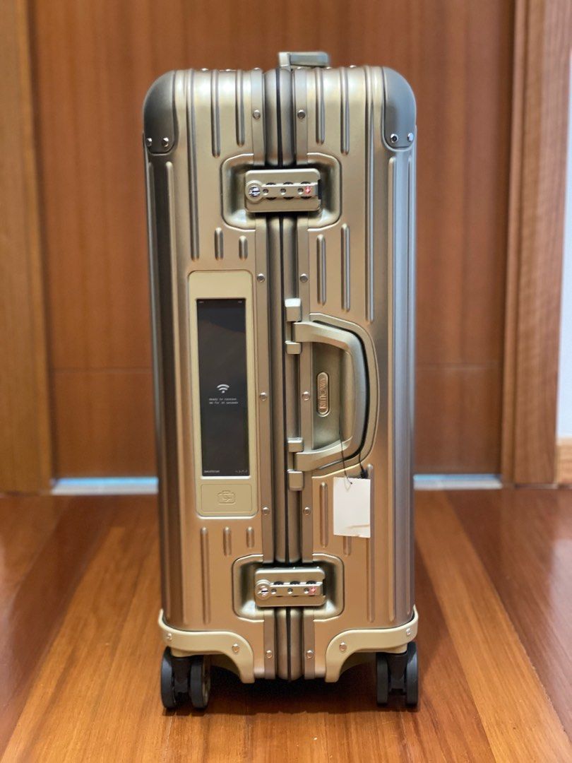 RIMOWA Topas Titanium Multiwheel Electronic Tag Luggage - 67l