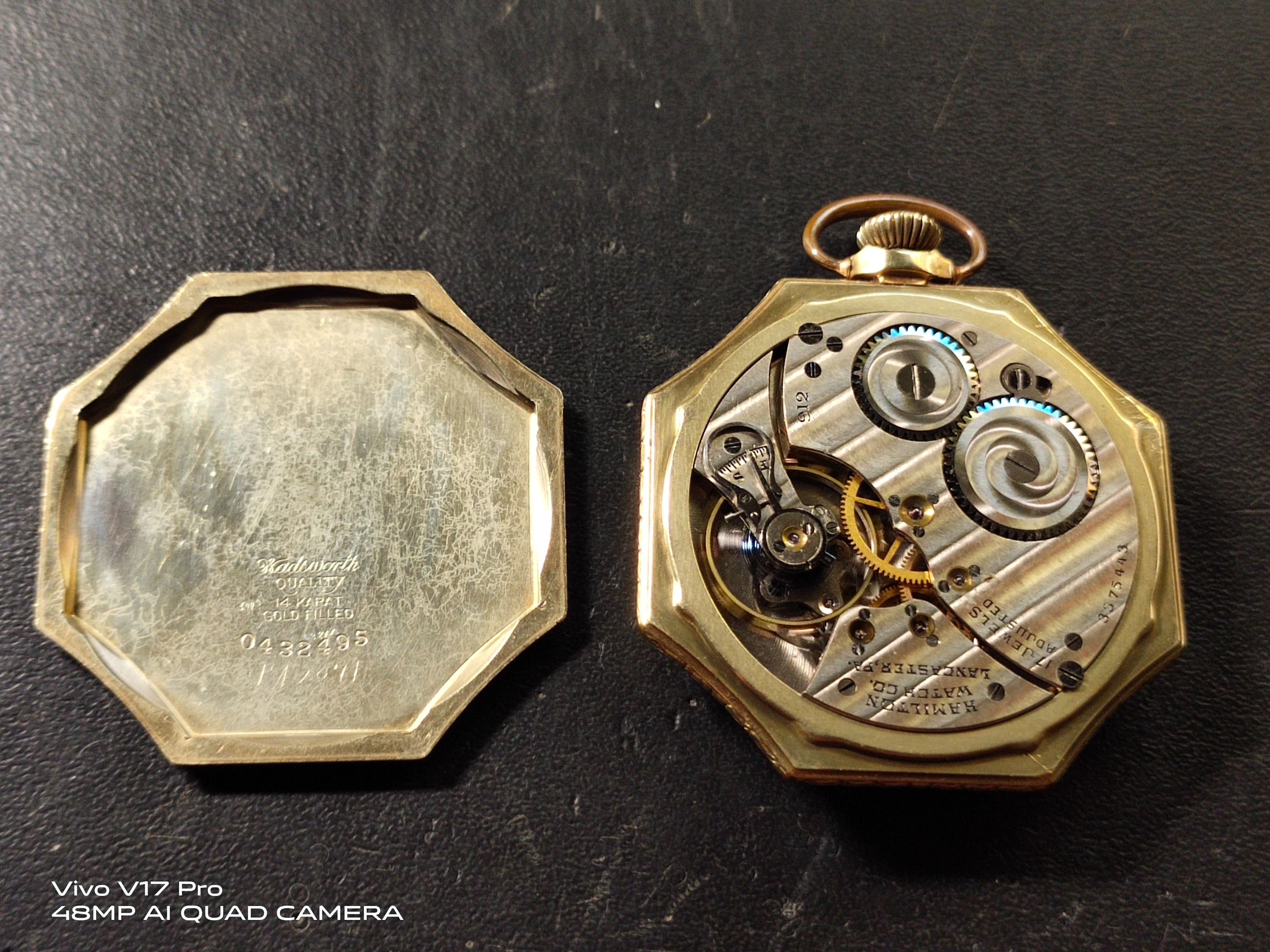 Waltham octagon pocket watch outlet