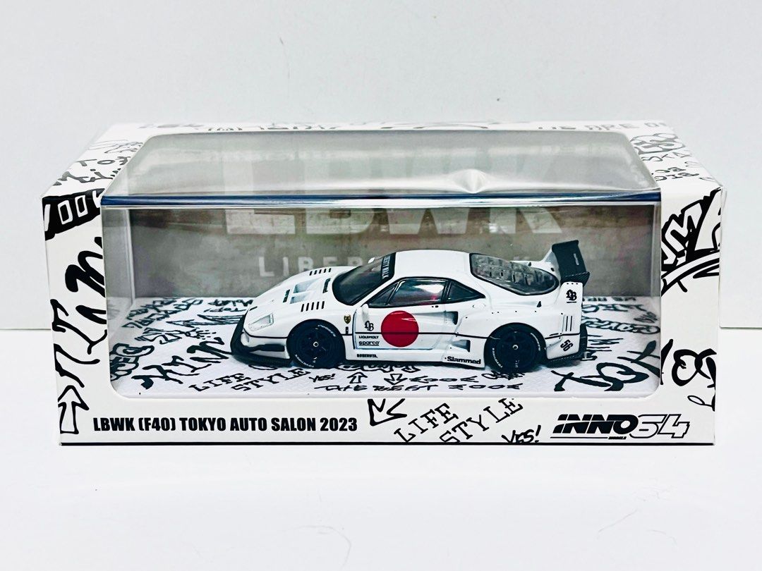 全新未開封INNO 64 Scale 1:64 1/64 比例法拉利Ferrari F40 LBWK