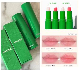 預訂⚡️韓國🇰🇷 Amuse daily VEGAN 全素保濕潤脣膏 $95