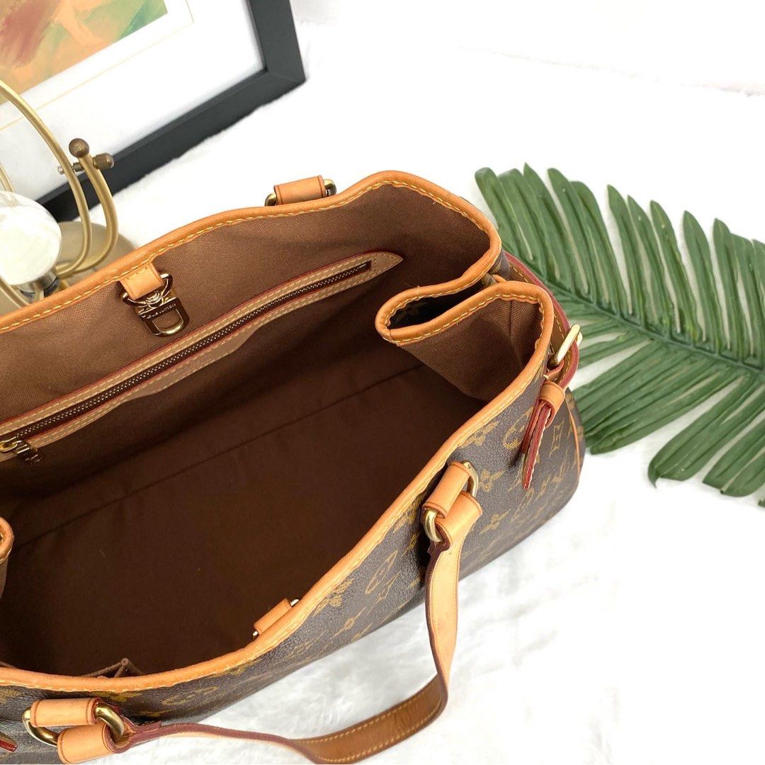 Batignolles leather handbag Louis Vuitton Brown in Leather - 35276793